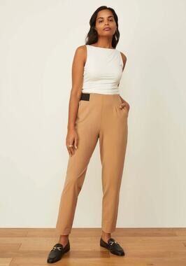 A DAY Turn It Around Pants in Latte Tan Size XL